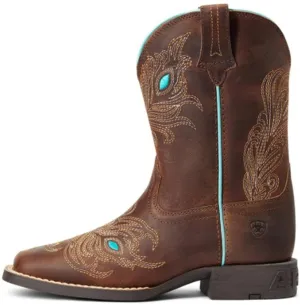 Ariat Youth Bright Eyes II Western Boot, Hat Box Brown