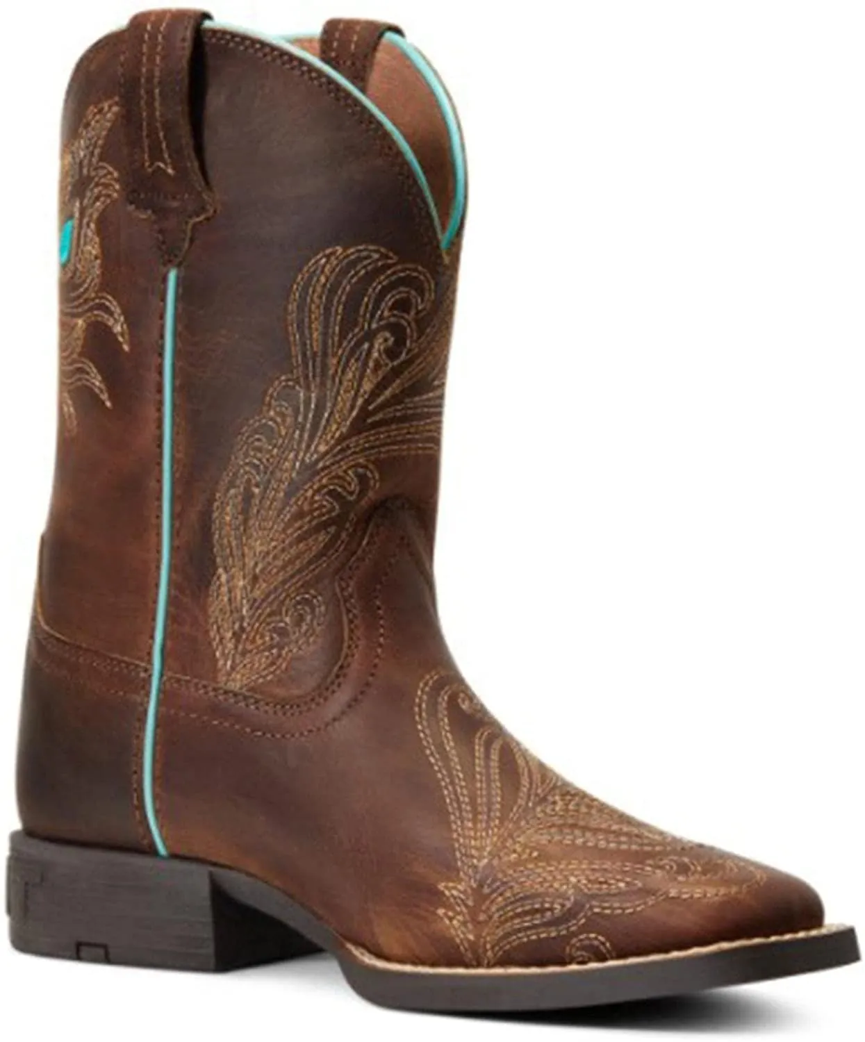 Ariat Youth Bright Eyes II Western Boot, Hat Box Brown