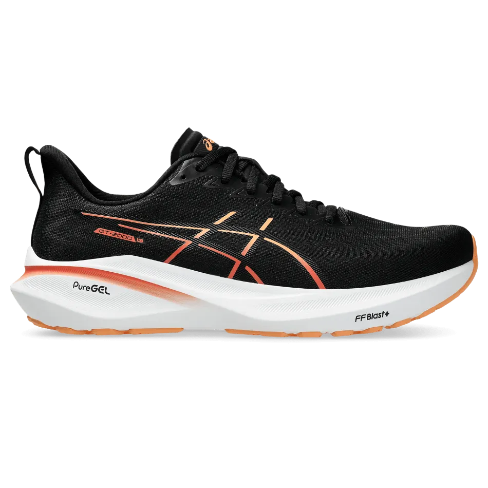 Asics GT 2000 13 Men's Running Shoes Black/Faded Orange AW24