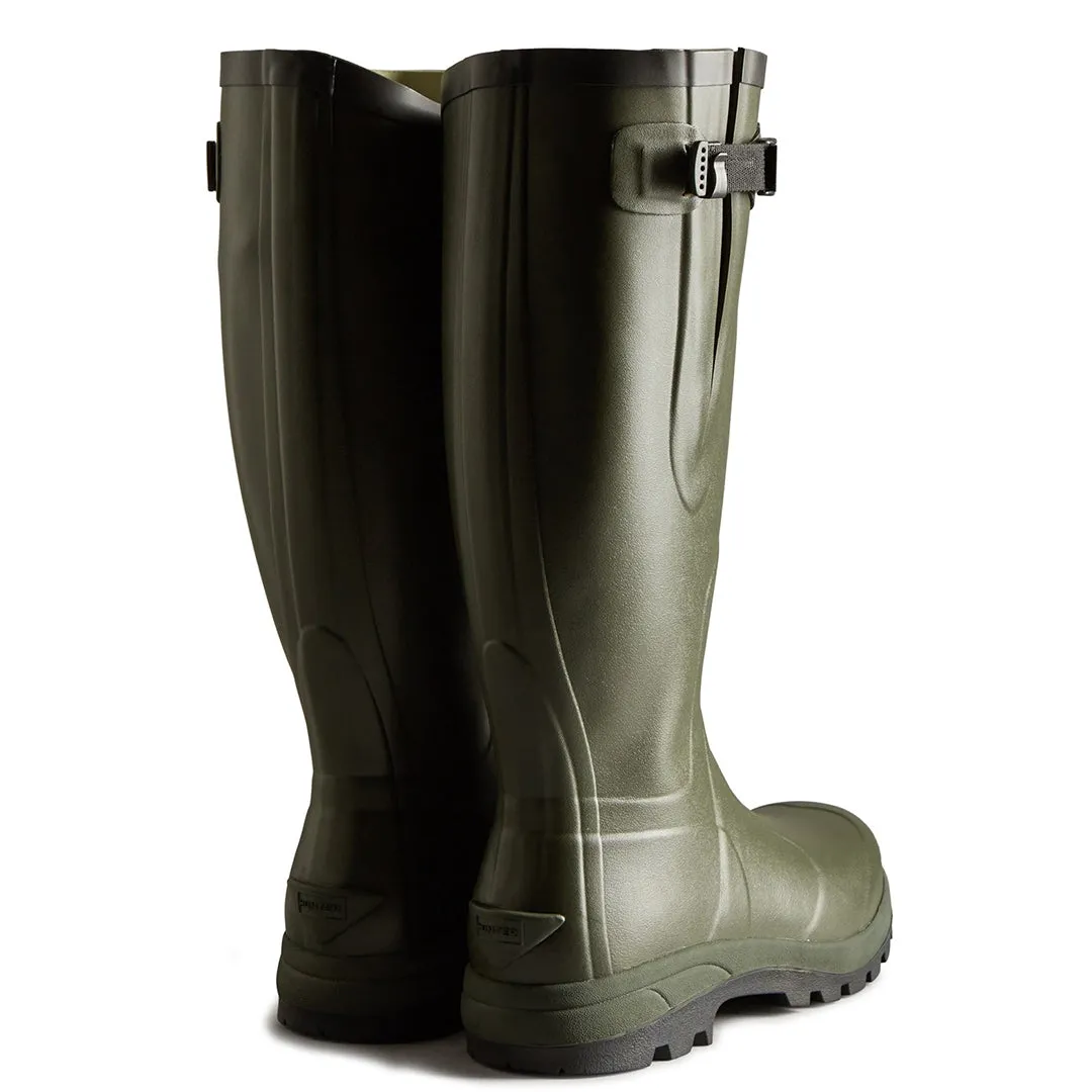 Balmoral Adjustable Classic Wellington Boots - Dark Olive by Hunter