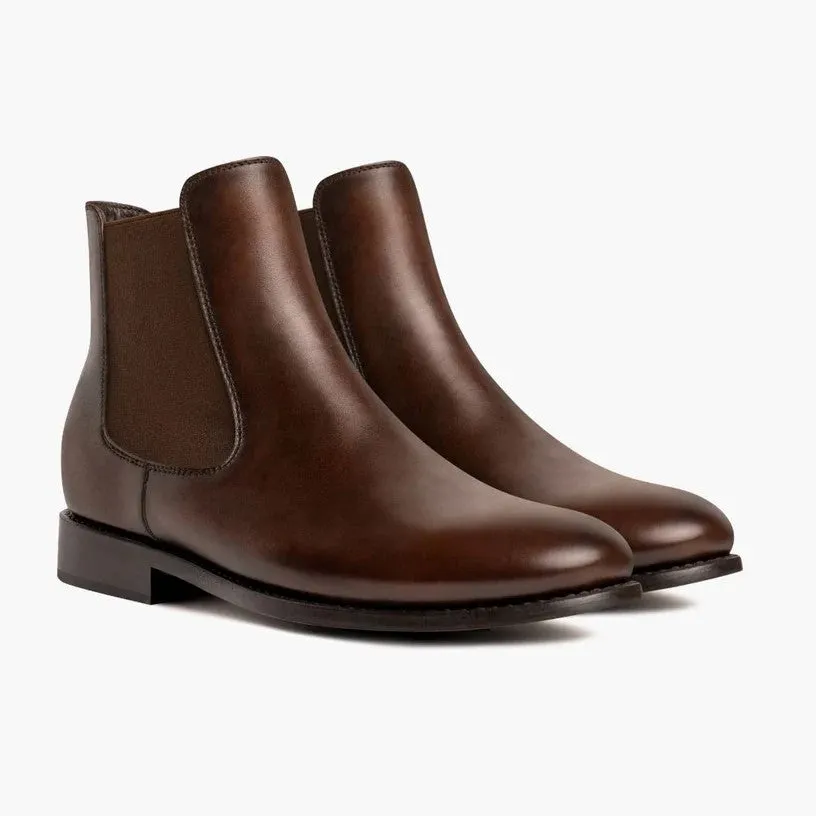 CHELSEA BOOTS-BROWN