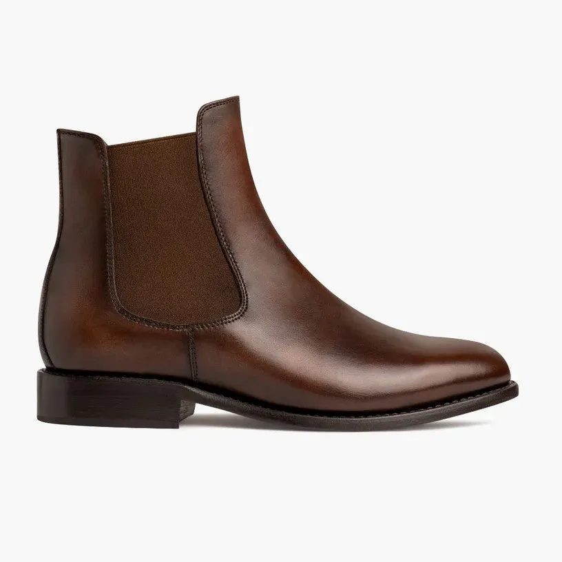 CHELSEA BOOTS-BROWN