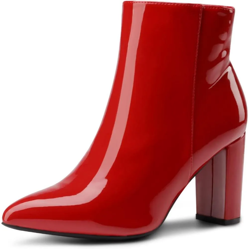 Classic Chunky Heeled Boots