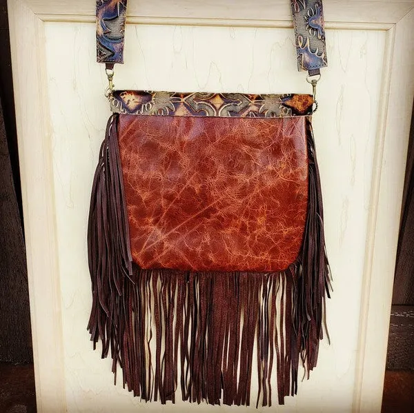 Hair On Hide w/ Laredo Flap Crossbody Handbag