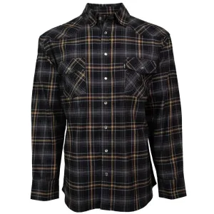 HOOey Flannel (Black/Cream) - Men's Work Shirt