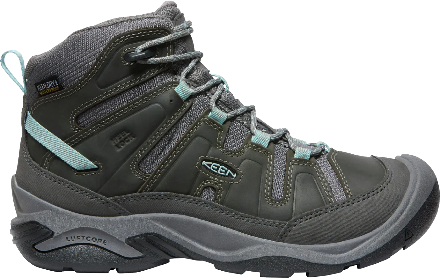 Keen Circadia Mid Waterproof Steel Grey Cloud Blue Women's