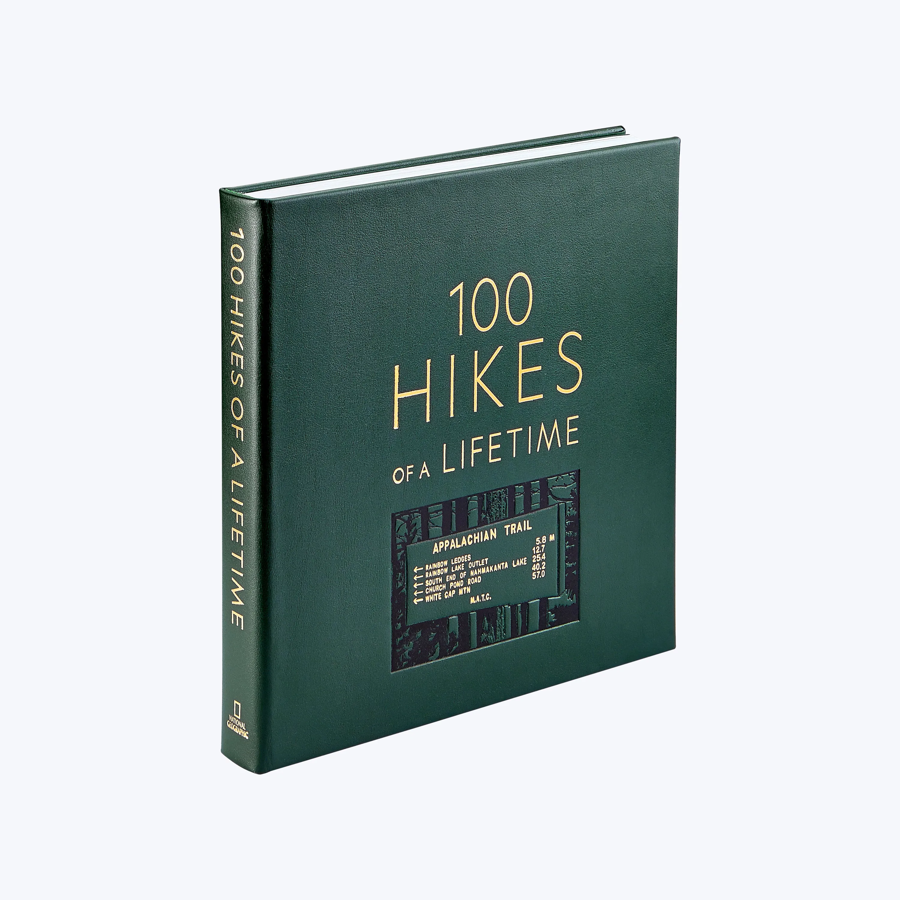 Leather Bound 100 Hikes Of A Lifetime