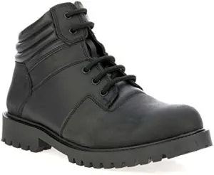 Libertyzone Men's Black Ankle Hiking Boots Size 7 Pair Of Shoes