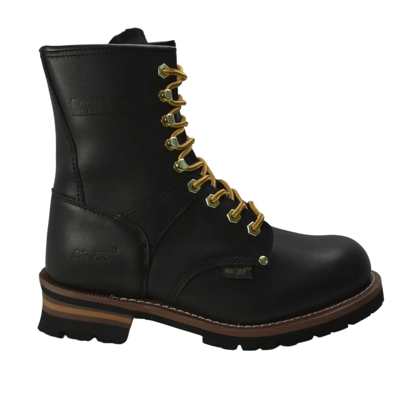 Men's 9" Logger Black - 1439