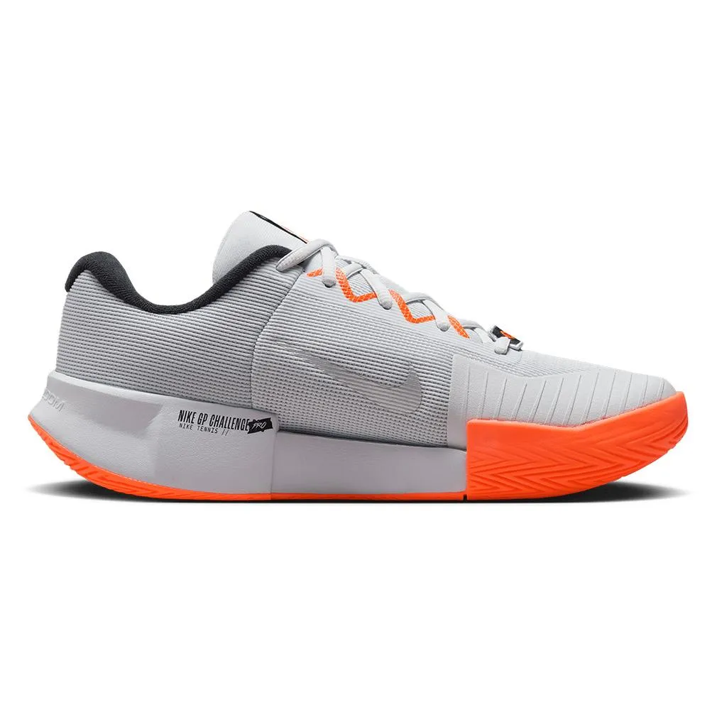 Mens GP Challenge Pro PRM Tennis Shoes - Stylish Pure Platinum and Black Design for Enhanced Performance