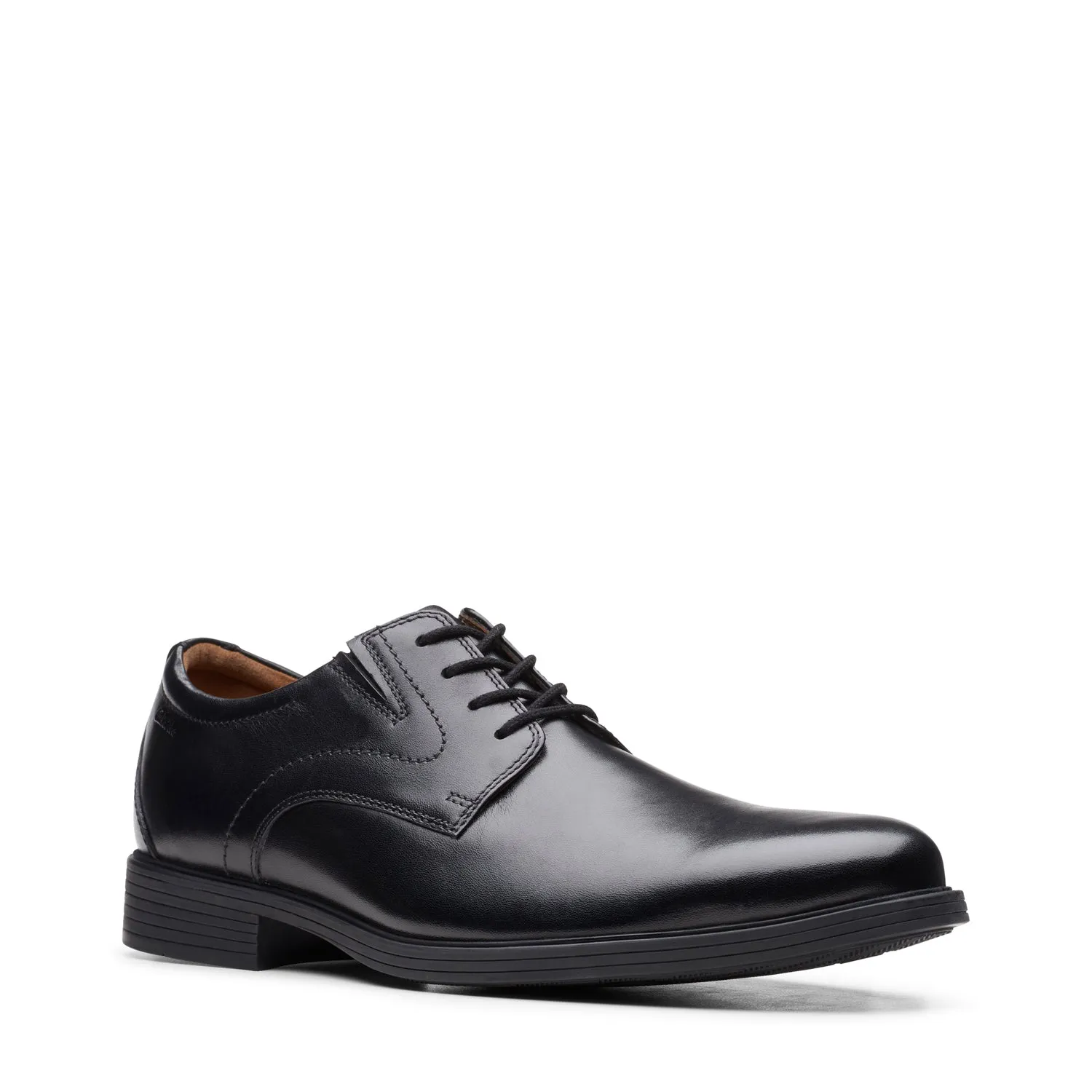 Mens - Whiddon Plain Black Leather