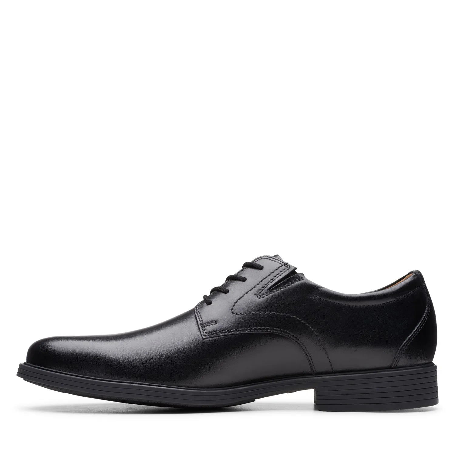 Mens - Whiddon Plain Black Leather