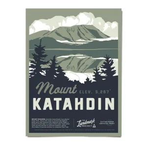 Mount Katahdin Poster