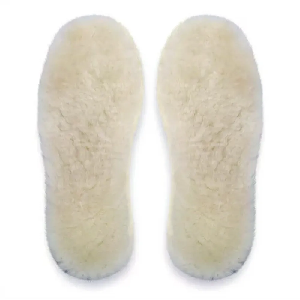 Natural Wool Insoles-100% Real Sheepskin (Women Size: 11.5)