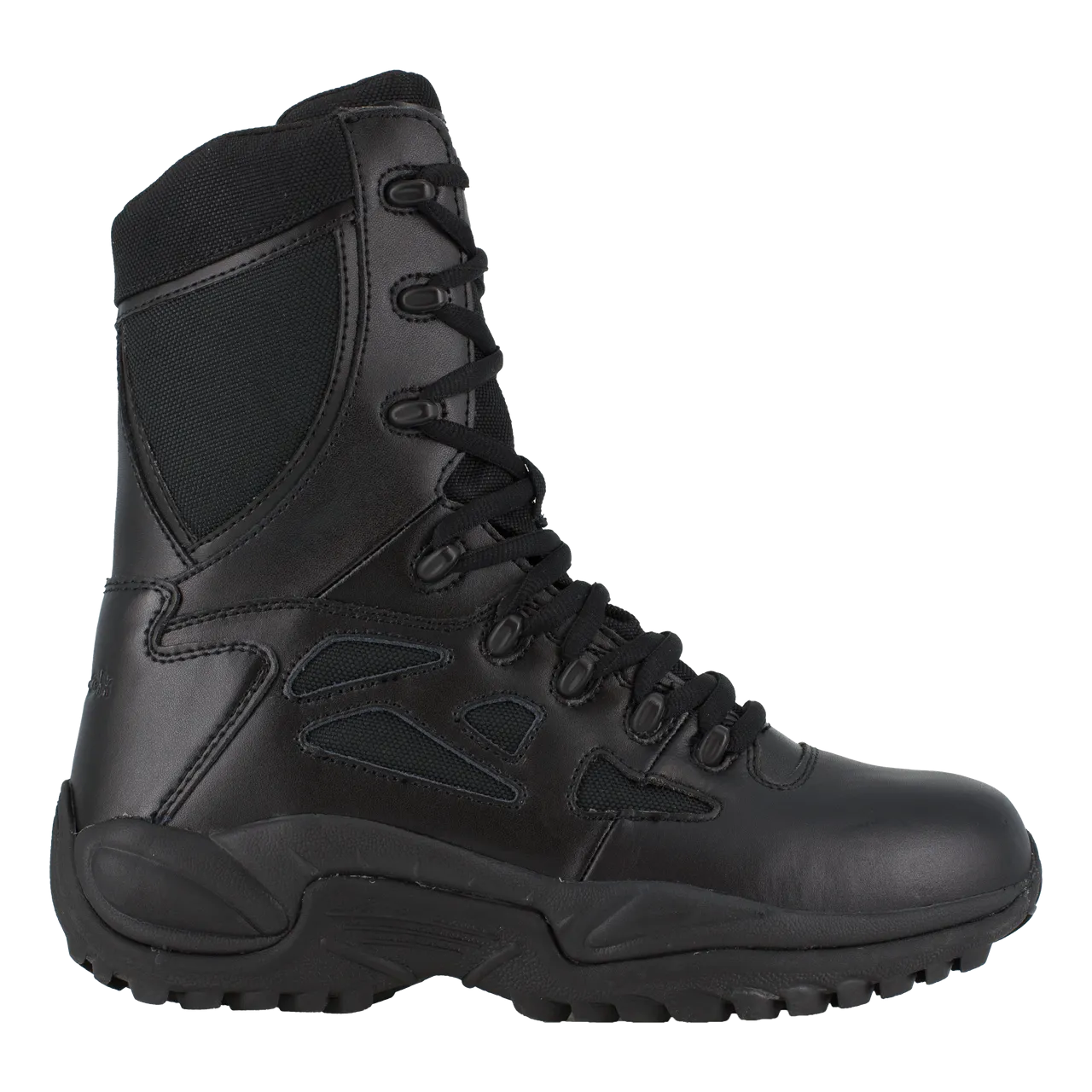 Reebok Rapid Response 8" Stealth Boots with Side Zipper - RB888