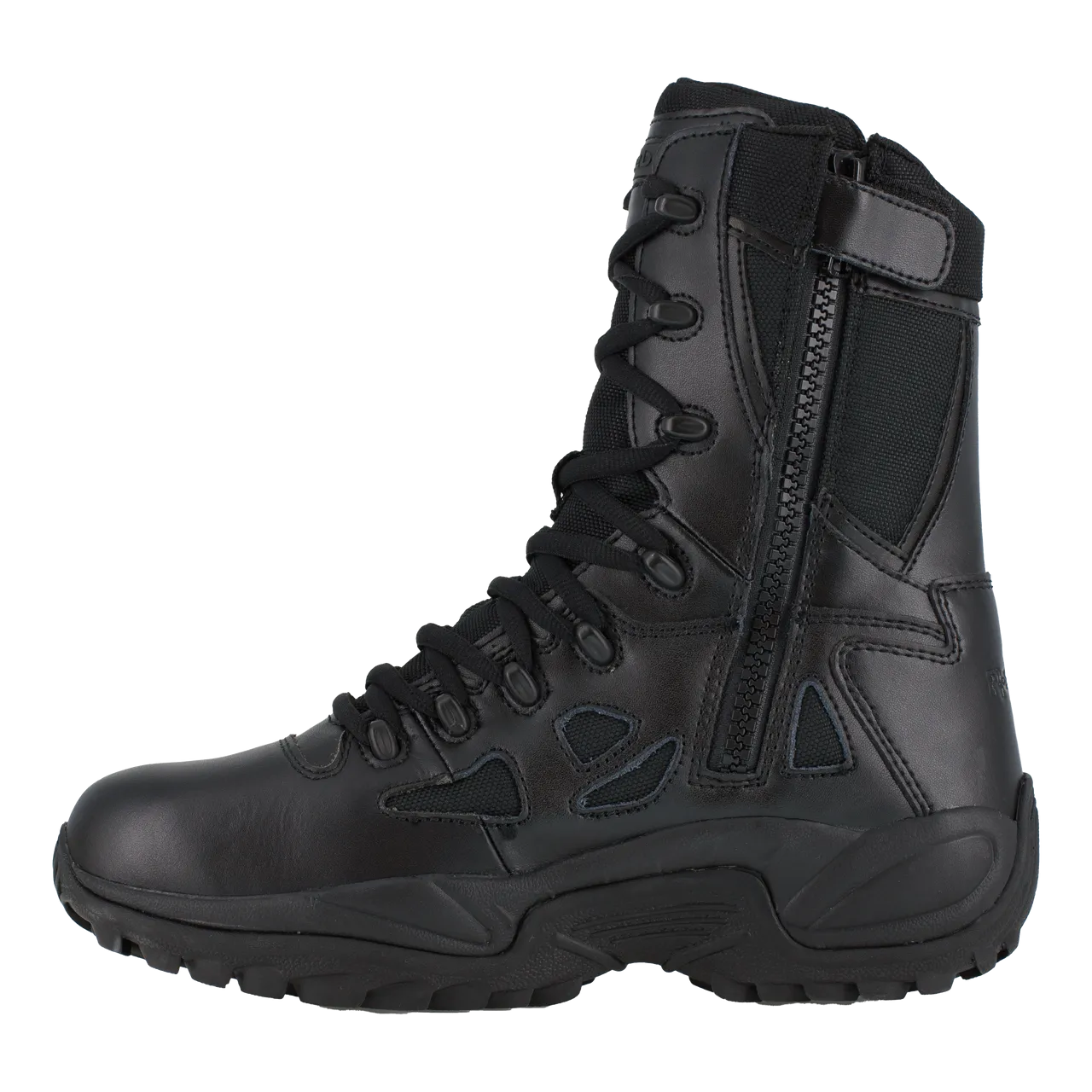 Reebok Rapid Response 8" Stealth Boots with Side Zipper - RB888