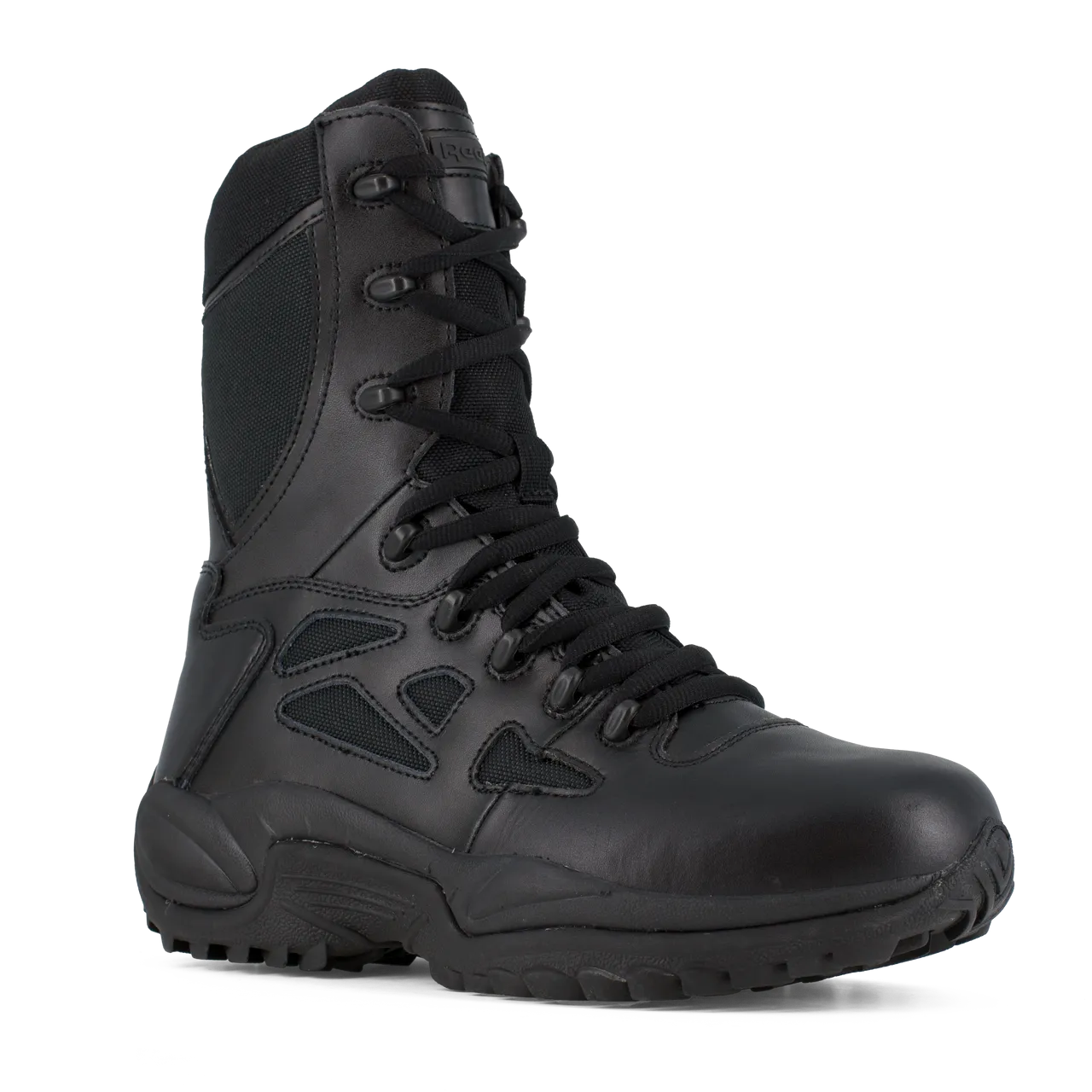 Reebok Rapid Response 8" Stealth Boots with Side Zipper - RB888