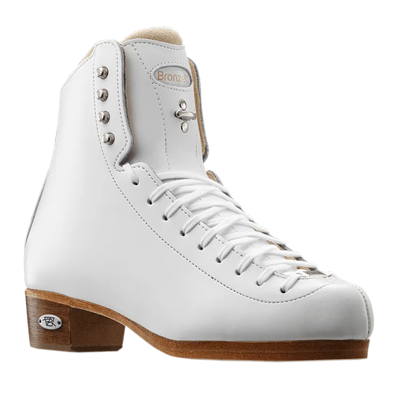 Riedell Skating Boots, 435 Bronze Star White, Double Triple Jumps  Stiffness 80