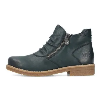 Rieker 73553-54 Green Women's Ankle Boots