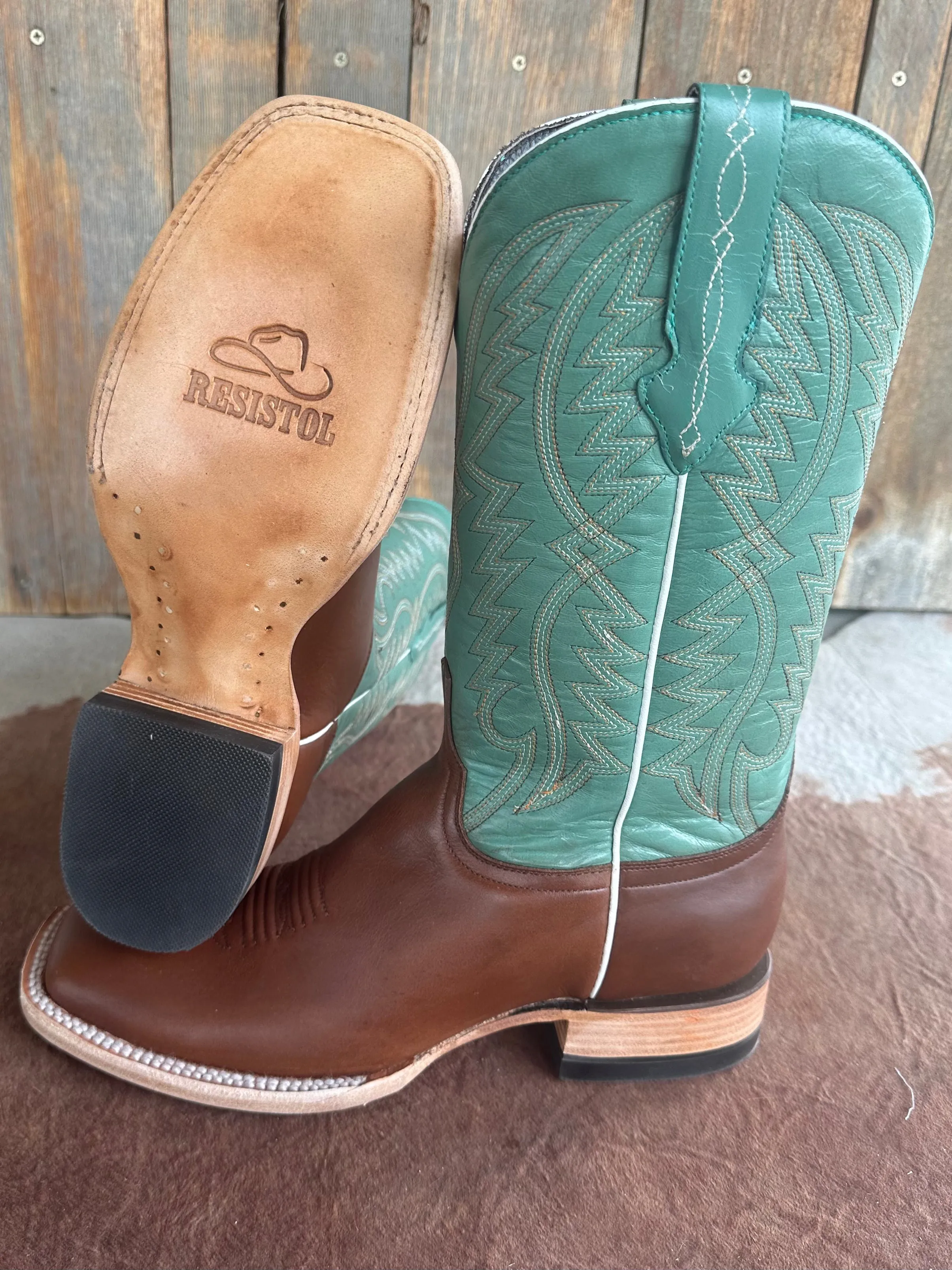 Vino Harmon Resistol Cowboy Boot