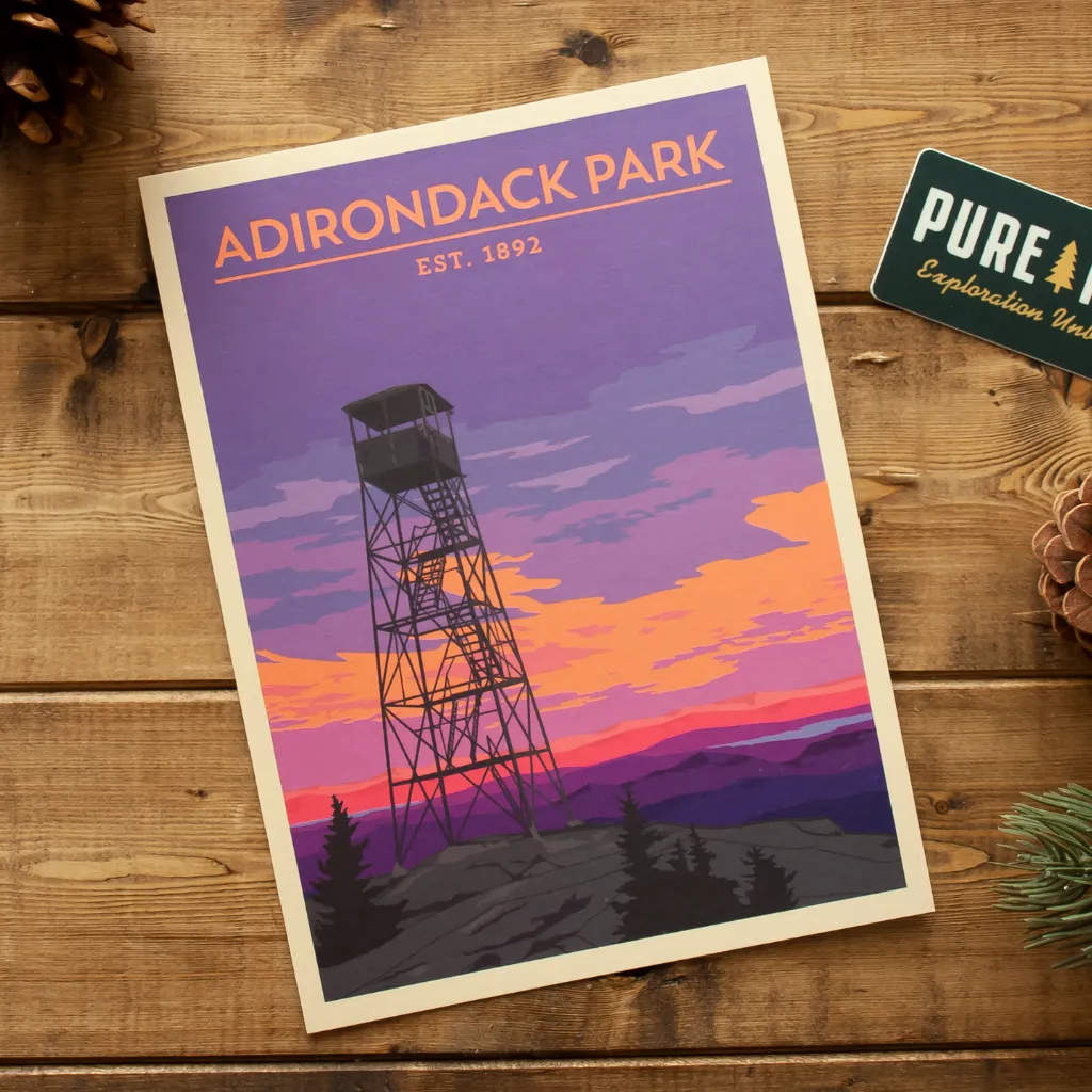 Vintage Print | Adirondack Park