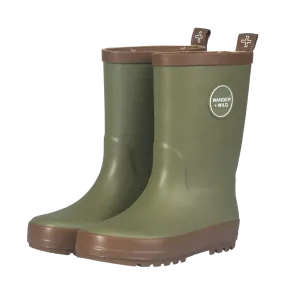 Wander & Wild Natural Rubber Gum Boots-Forest