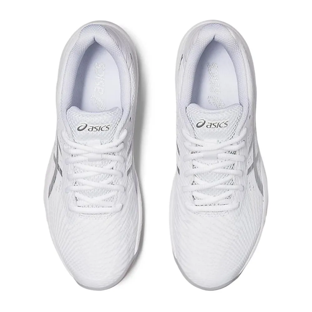 Women`s GEL-Game 9 Tennis Shoes White and Pure Silver