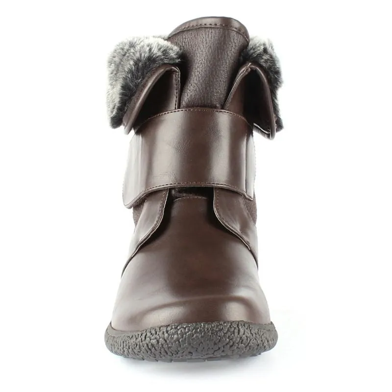 Women's Gill-2 Velcro Winter Boot Dark Brown