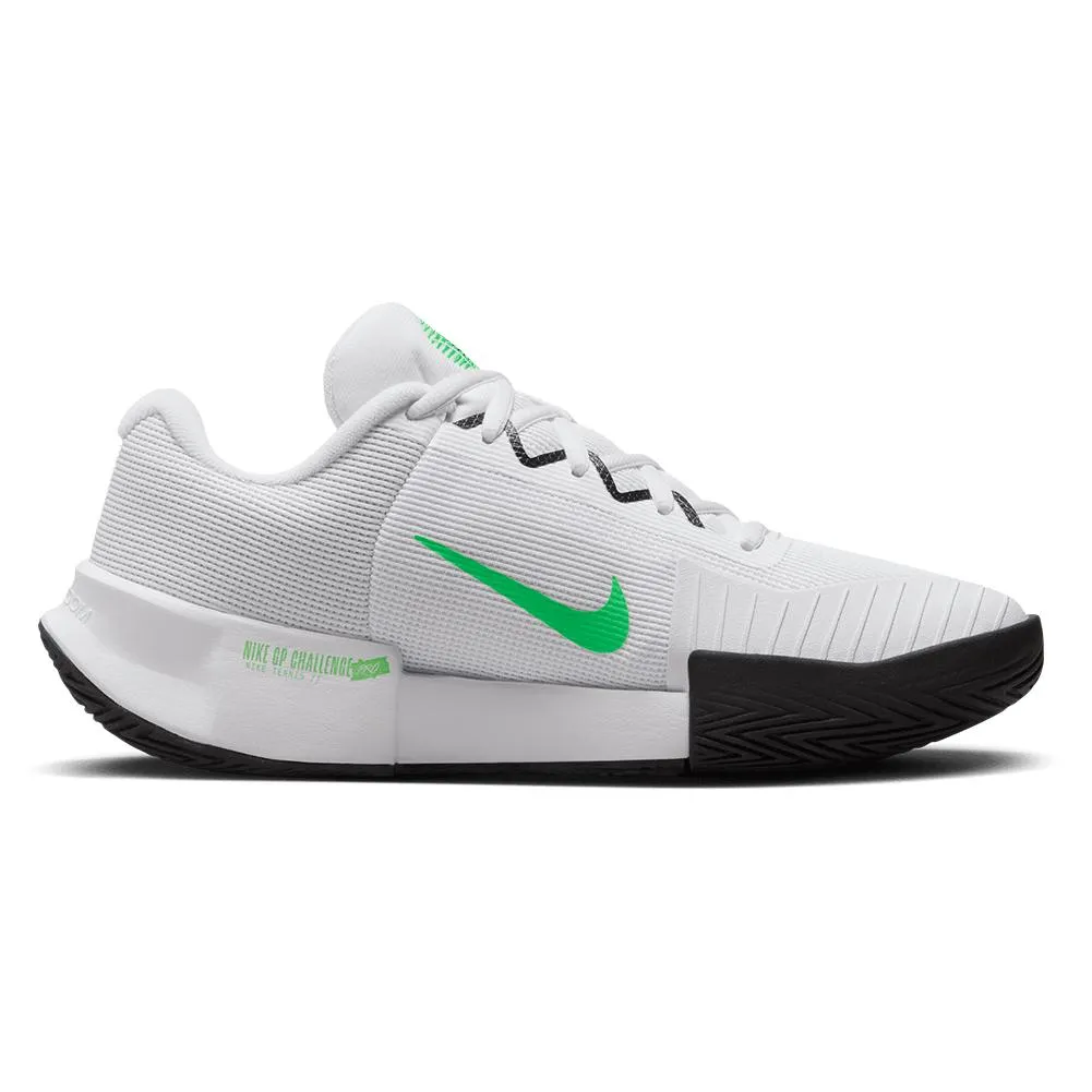 Women's GP Challenge Pro Tennis Shoes White and Poison Green