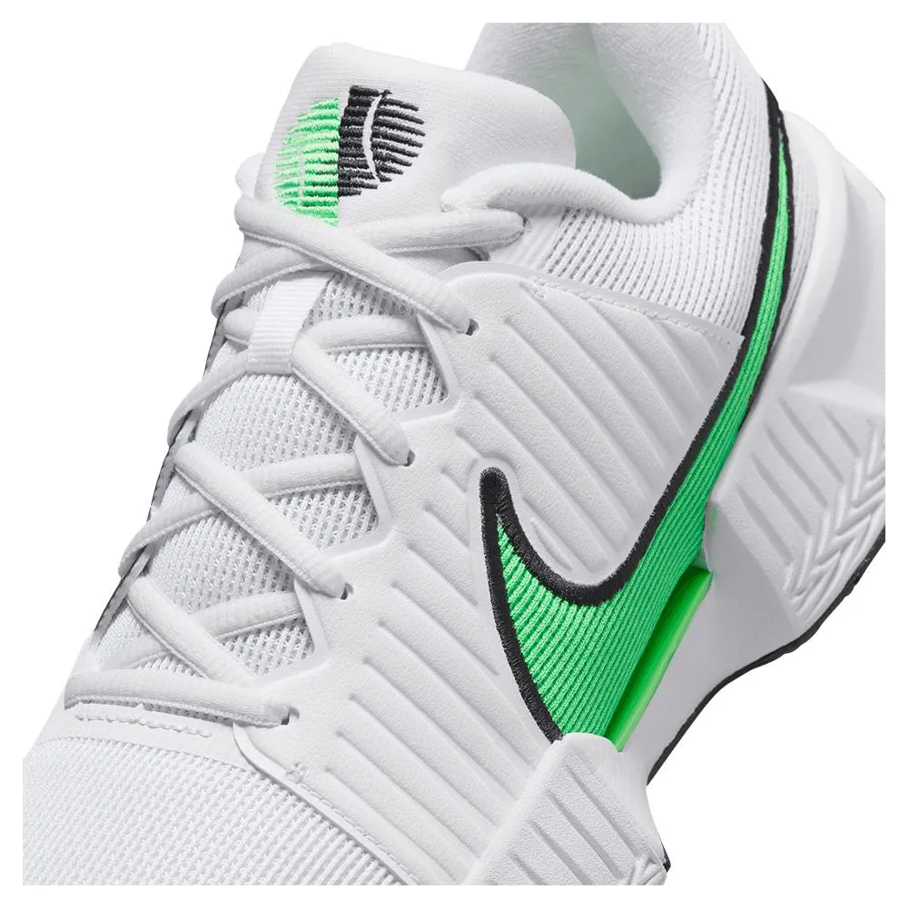 Women's GP Challenge Pro Tennis Shoes White and Poison Green