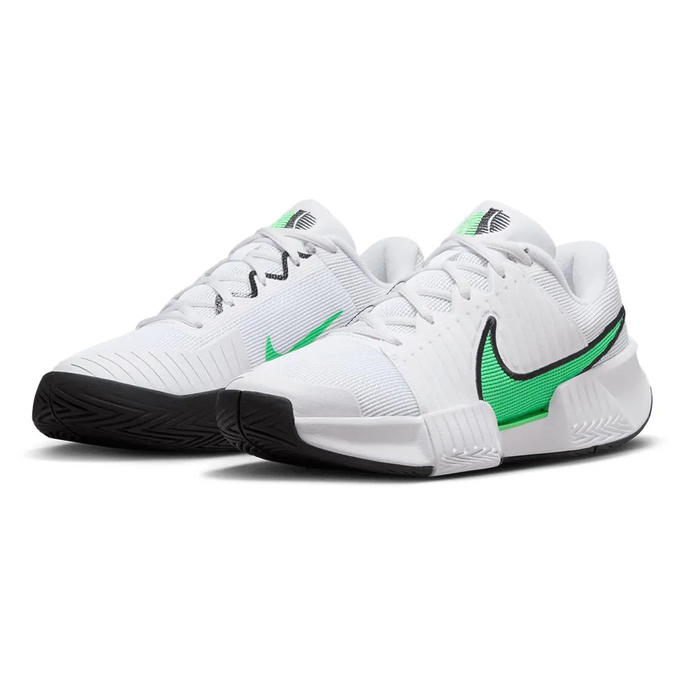 Women's GP Challenge Pro Tennis Shoes White and Poison Green