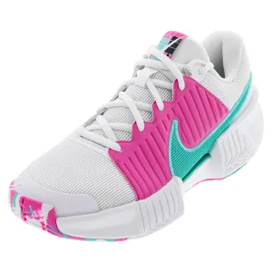 Women's GP Pickleball Pro Shoes White and Alchemy Pink